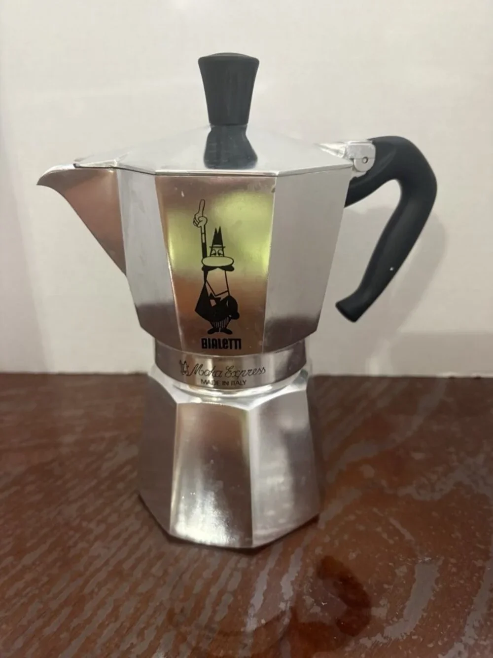 Bialetti Moka Express Export Espresso Pot 1cup Stove Top